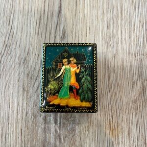 Hand-Painted Russian Lacquer Box